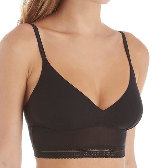 COSABELLA LACED IN AIRE LONG BRALETTE BLACK LARGE NWOT - Picture 3 of 5